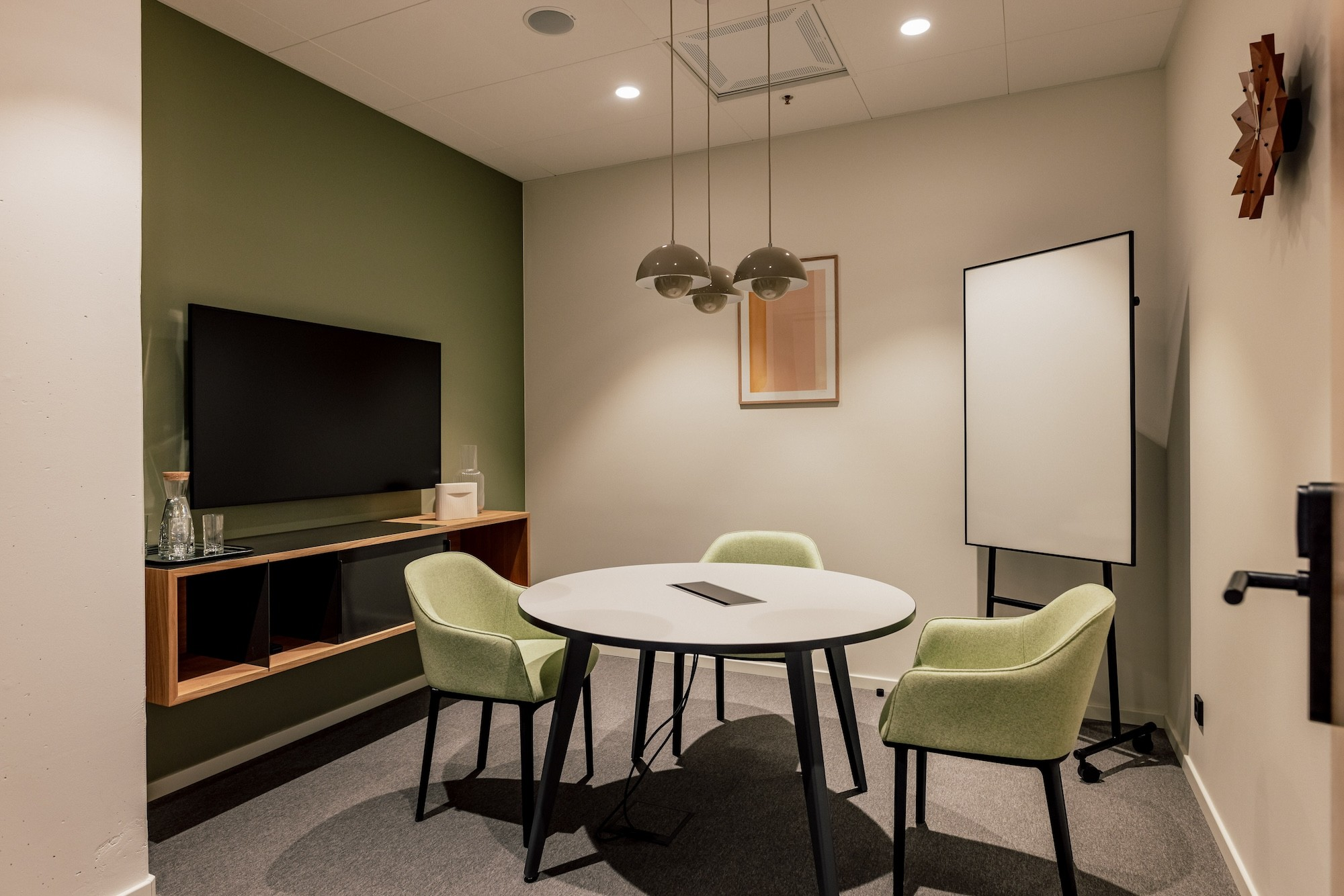 Meeting room in a modern Baltic office